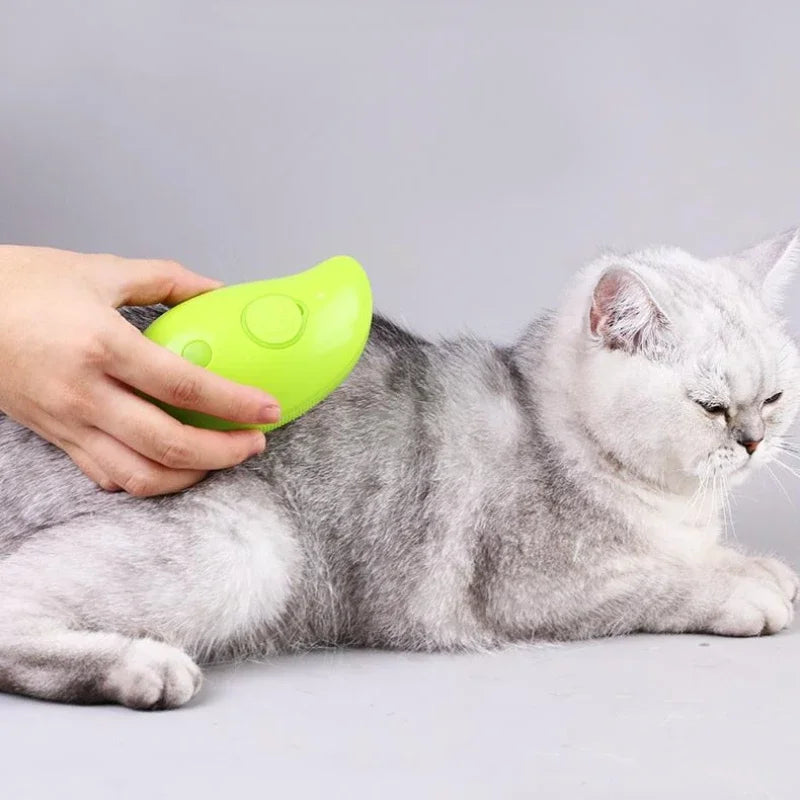 Escova removedora e massageadora - Para Cães e Gatos